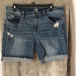 Distressed Denim Shorts 🌺